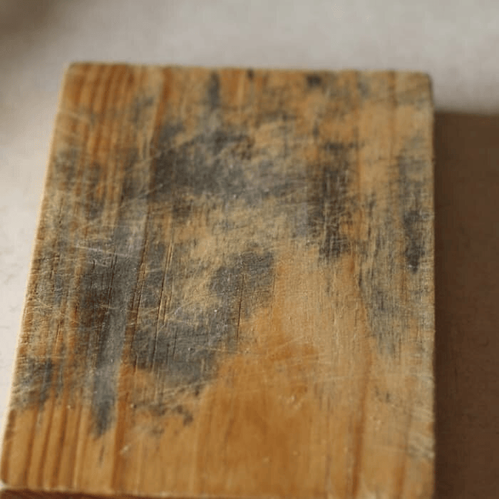 Heavily used wooden cutting board